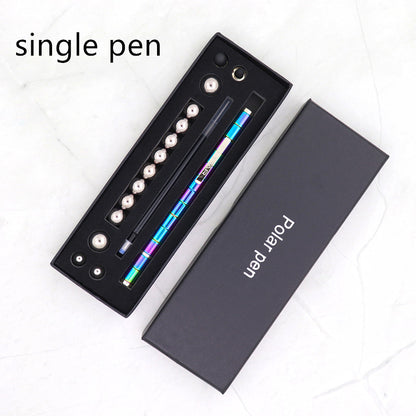 Stress Reducer Relief Toys Gift Box funny black golden kits Fidget magnetic polar pen with stylus ball pen