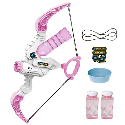 2 in 1 Bubble Gun Electric Bow And Arrow Automatic Bubble Blower