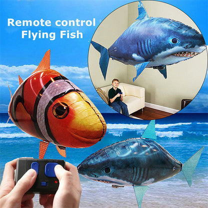 Remote Control Shark Toys Air Swimming Fish Infrared RC Air Balloons