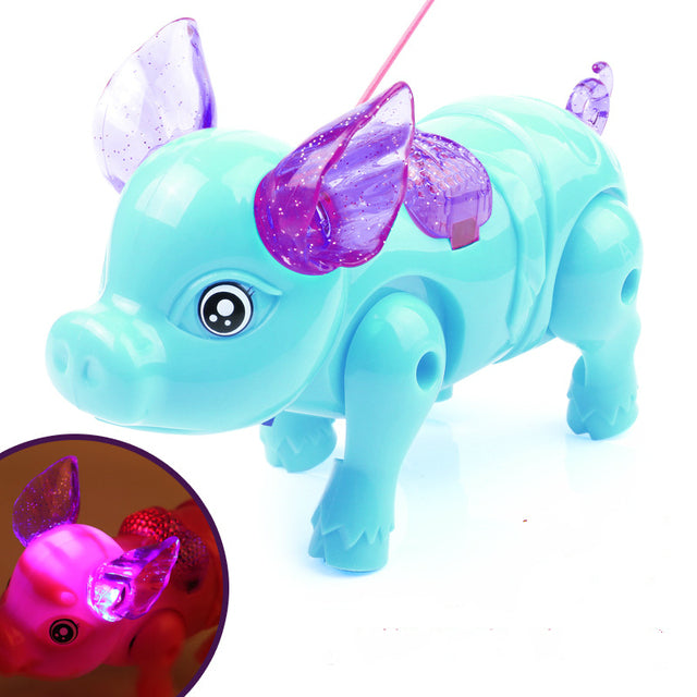 Pink Color Electric Walking Pig Toy