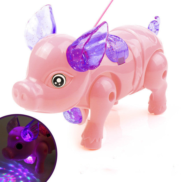 Pink Color Electric Walking Pig Toy