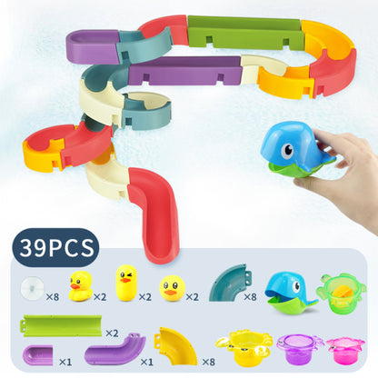 Baby Bath Toys DIY Marble Race Run