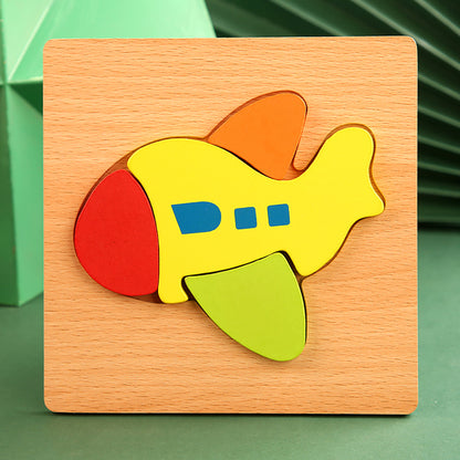 3D Wooden Puzzles Learning Cognition