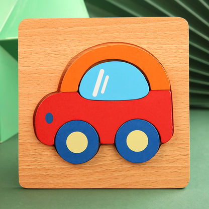 3D Wooden Puzzles Learning Cognition