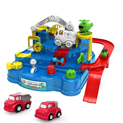 Montessori Racing Cars Mechanical Game