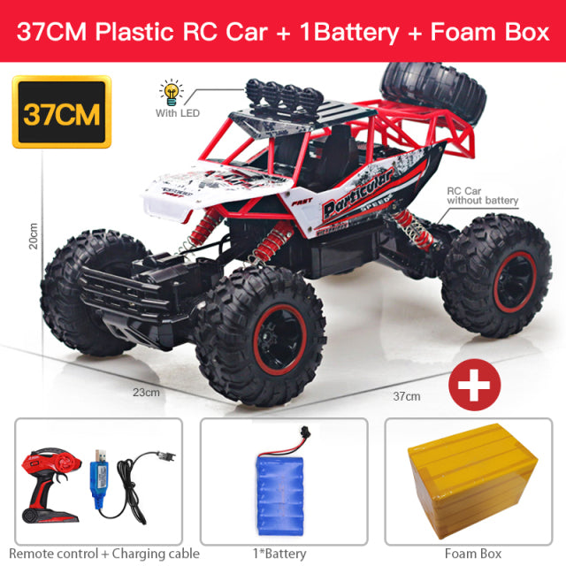 RC Car With Led Lights Buggy Off-Road