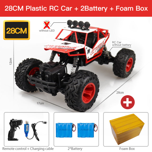 RC Car With Led Lights Buggy Off-Road