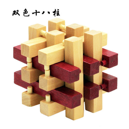 Creative 3D Wooden Cube Puzzle Toys