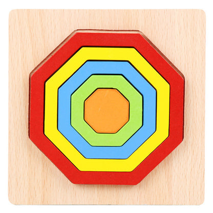 Kids Montessori Puzzle Toys Match Card