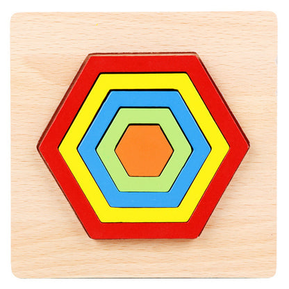 Kids Montessori Puzzle Toys Match Card