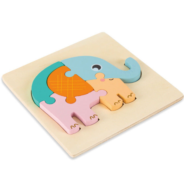 Kids Montessori Puzzle Toys Match Card