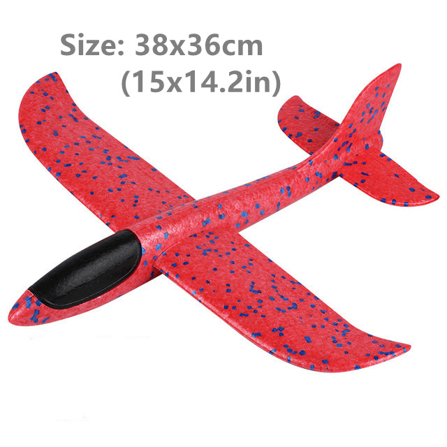 Plane Flying Glider Toy With LED Light