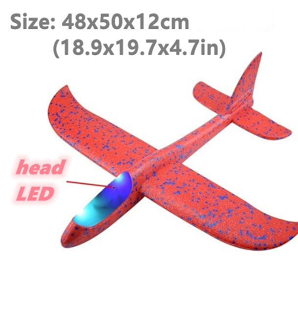 Plane Flying Glider Toy With LED Light