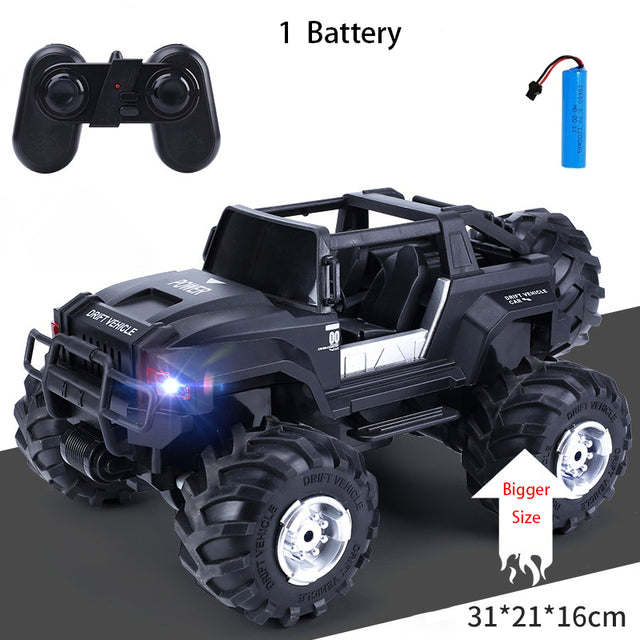 Car With Led Lights Off-Road Trucks