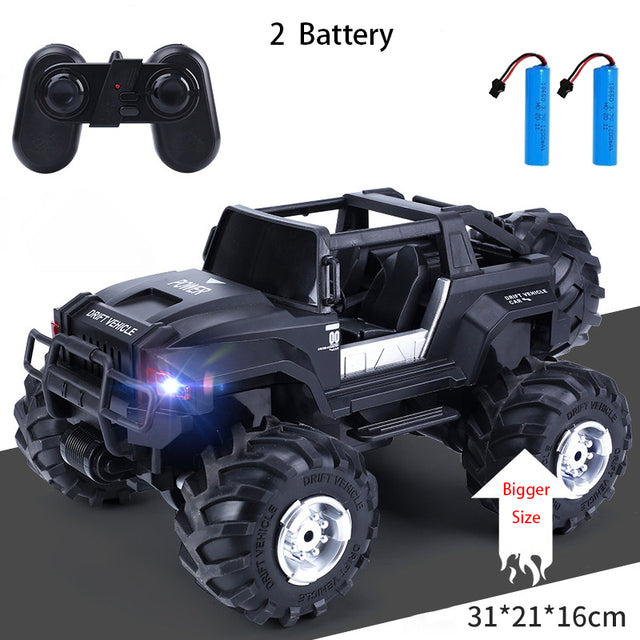 Car With Led Lights Off-Road Trucks