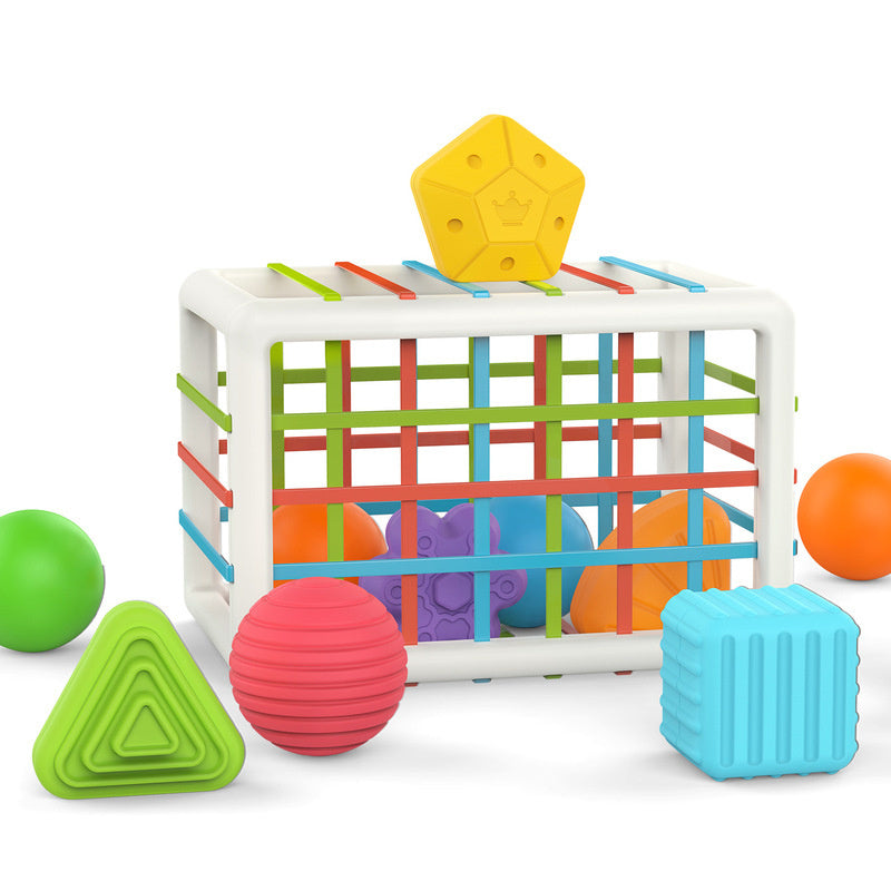 Colorful Shape Blocks Sorting Game Skill