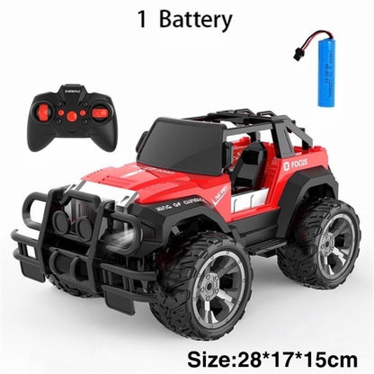 Car With Led Lights Off-Road Trucks