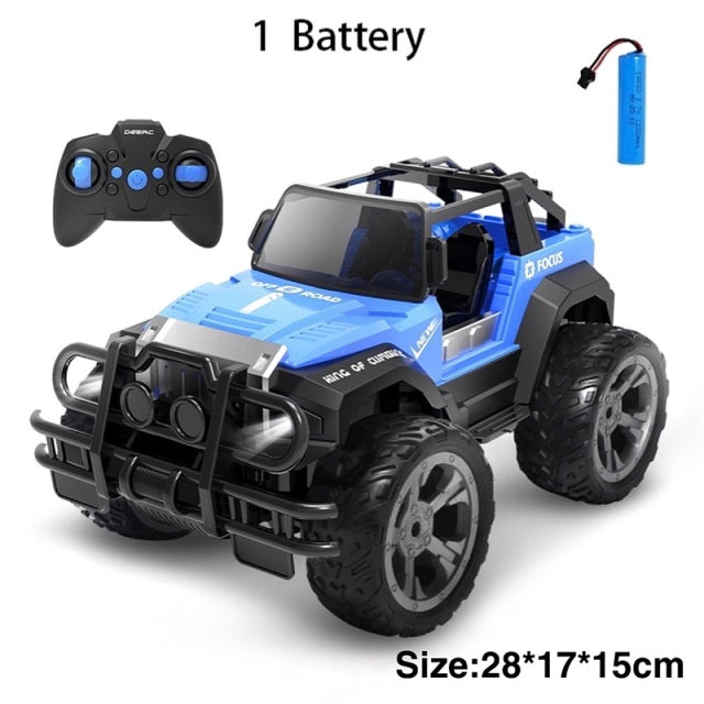 Car With Led Lights Off-Road Trucks