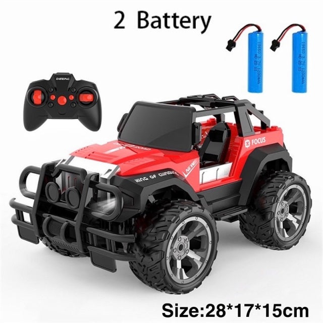 Car With Led Lights Off-Road Trucks