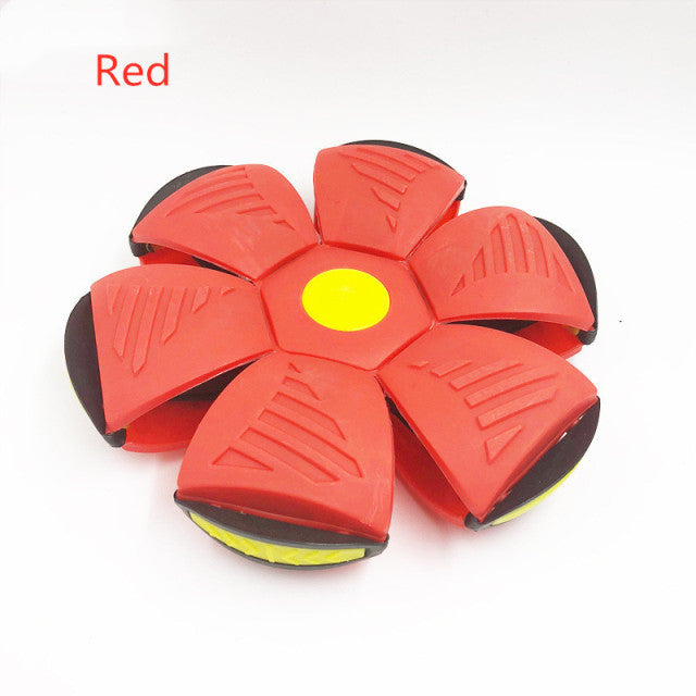 LED Flying UFO Flat Throw Disc Ball