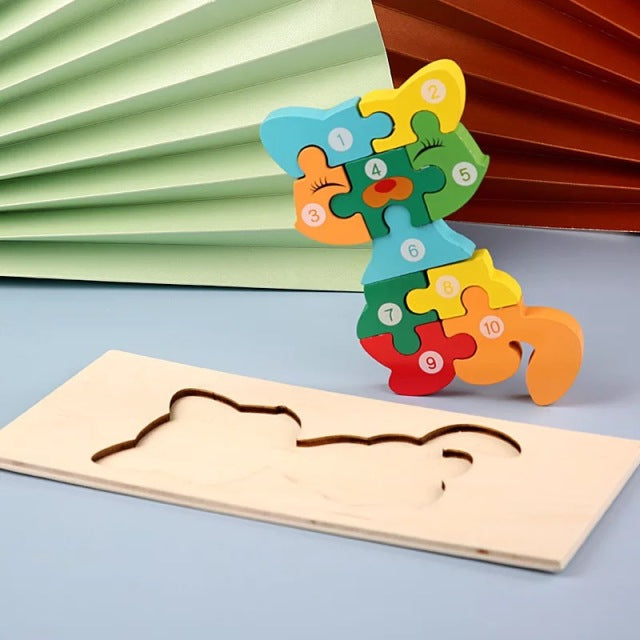 Jigsaw Board 3D Wooden Educational Toys