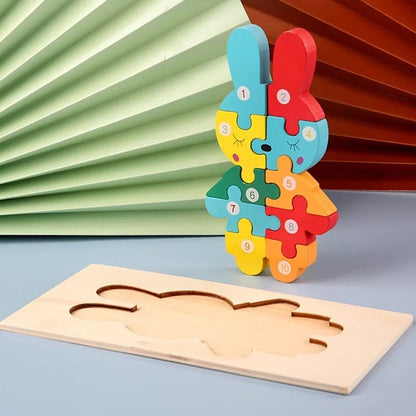 Jigsaw Board 3D Wooden Educational Toys