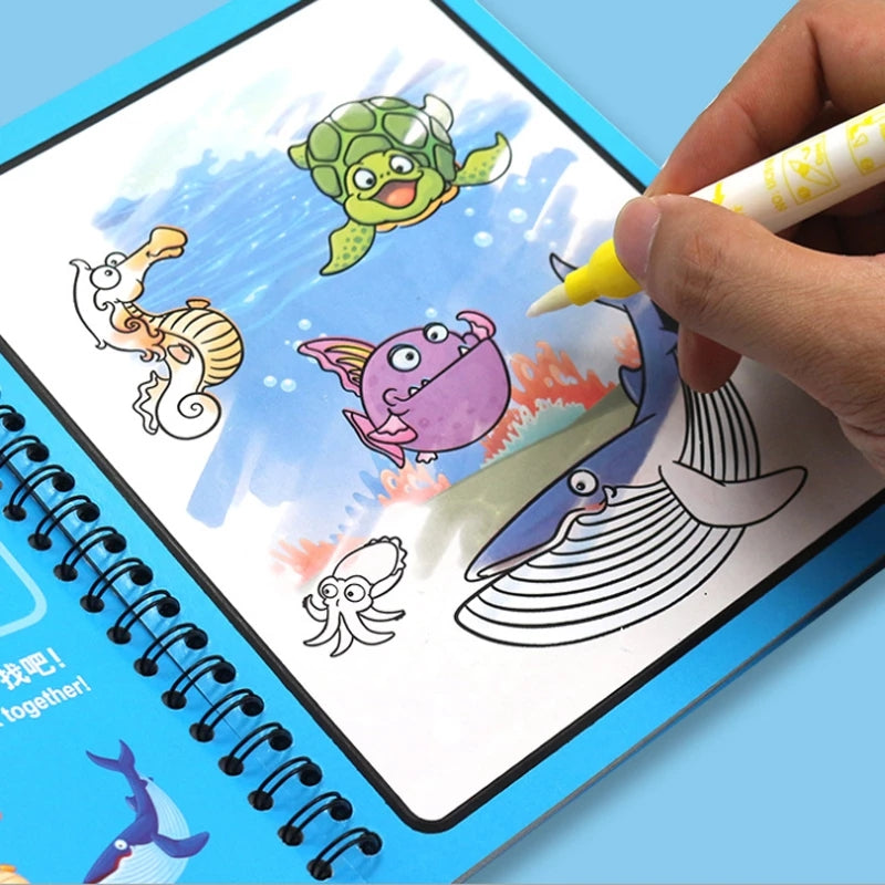 Magic Water Drawing Book Coloring Book