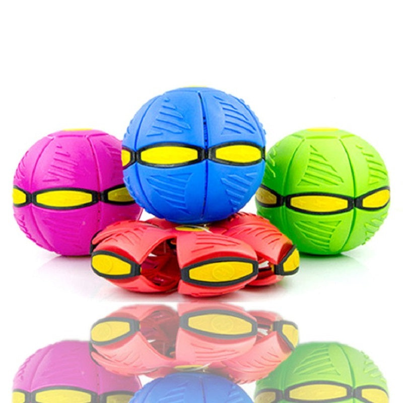 LED Flying UFO Flat Throw Disc Ball