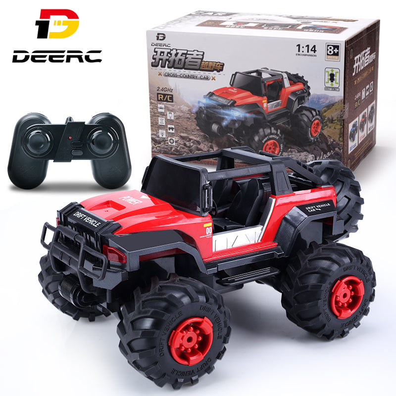 Car With Led Lights Off-Road Trucks