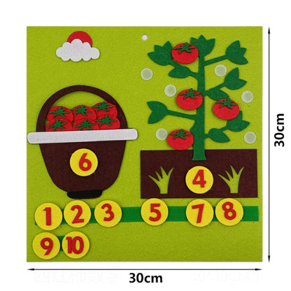 Kid Toys Felt Finger Numbers Math