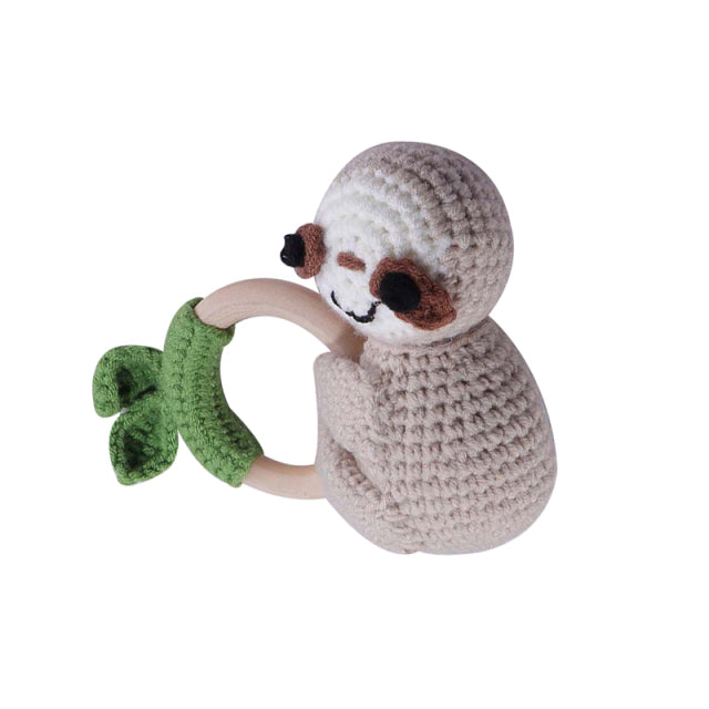 Baby Rattles Crochet Bunny Rattle Toy