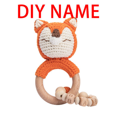 Baby Rattles Crochet Bunny Rattle Toy