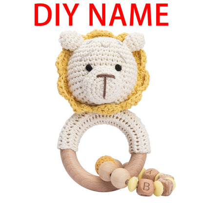 Baby Rattles Crochet Bunny Rattle Toy