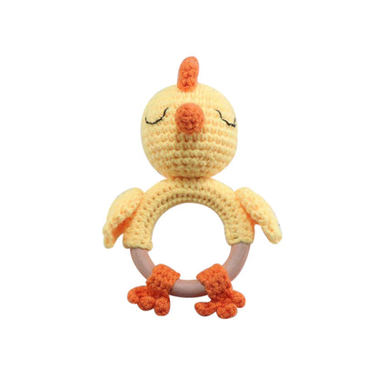 Baby Rattles Crochet Bunny Rattle Toy