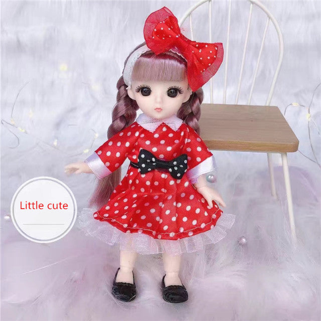 Mini Doll 13 Movable Joints Hair Princess