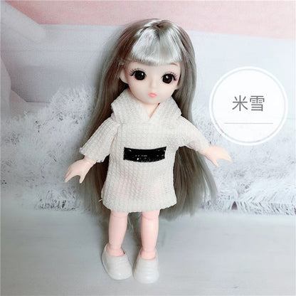 Mini Doll 13 Movable Joints Hair Princess