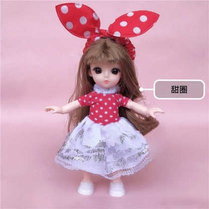 Mini Doll 13 Movable Joints Hair Princess