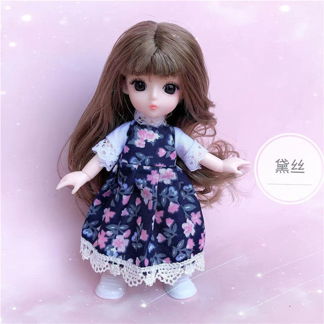 Mini Doll 13 Movable Joints Hair Princess