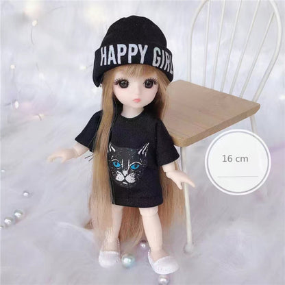 Mini Doll 13 Movable Joints Hair Princess