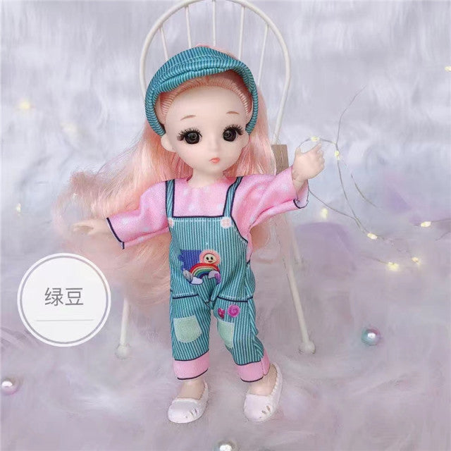 Mini Doll 13 Movable Joints Hair Princess