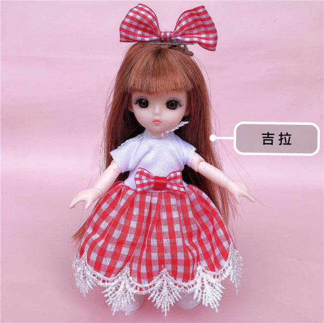 Mini Doll 13 Movable Joints Hair Princess