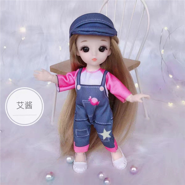 Mini Doll 13 Movable Joints Hair Princess