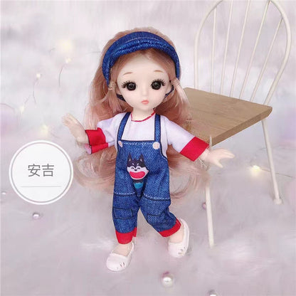 Mini Doll 13 Movable Joints Hair Princess