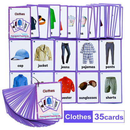 English Learning Word Card Pocket Flash