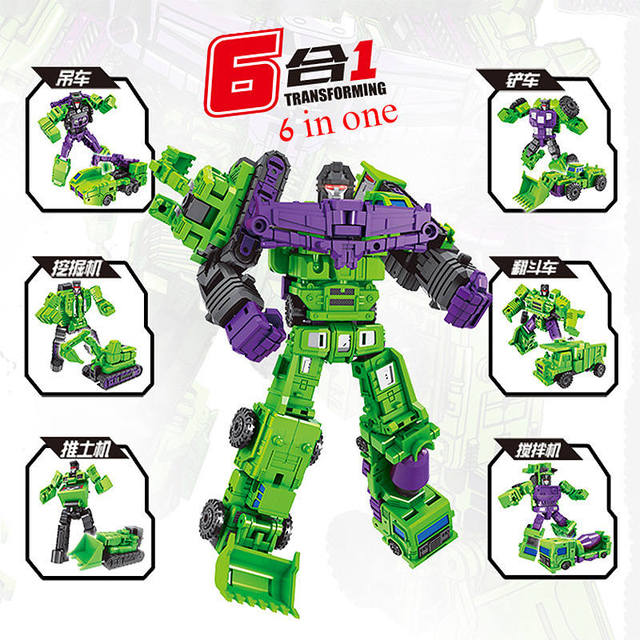 6 in 1 Model Defensor Devastator Toys