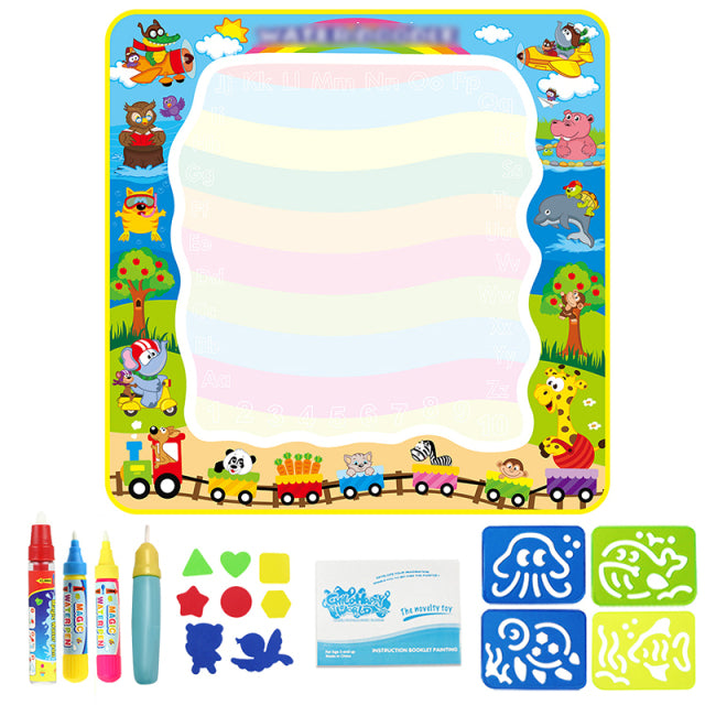 Magic Water Drawing Mat with Magic Pens