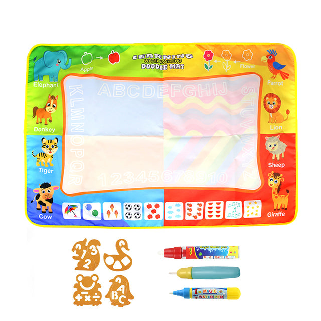 Magic Water Drawing Mat with Magic Pens