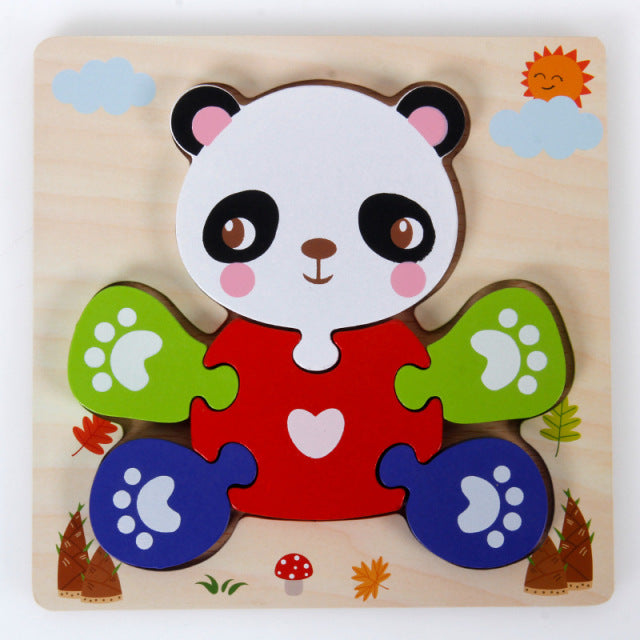 Baby Wooden Montessori Puzzle