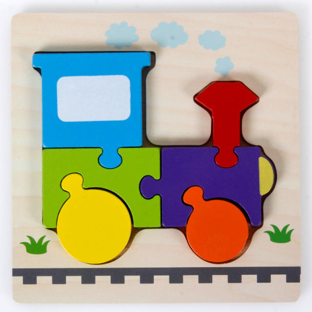 Baby Wooden Montessori Puzzle