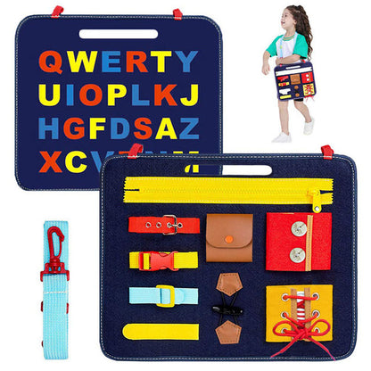 Kids Busy Board Buckle Education Aids